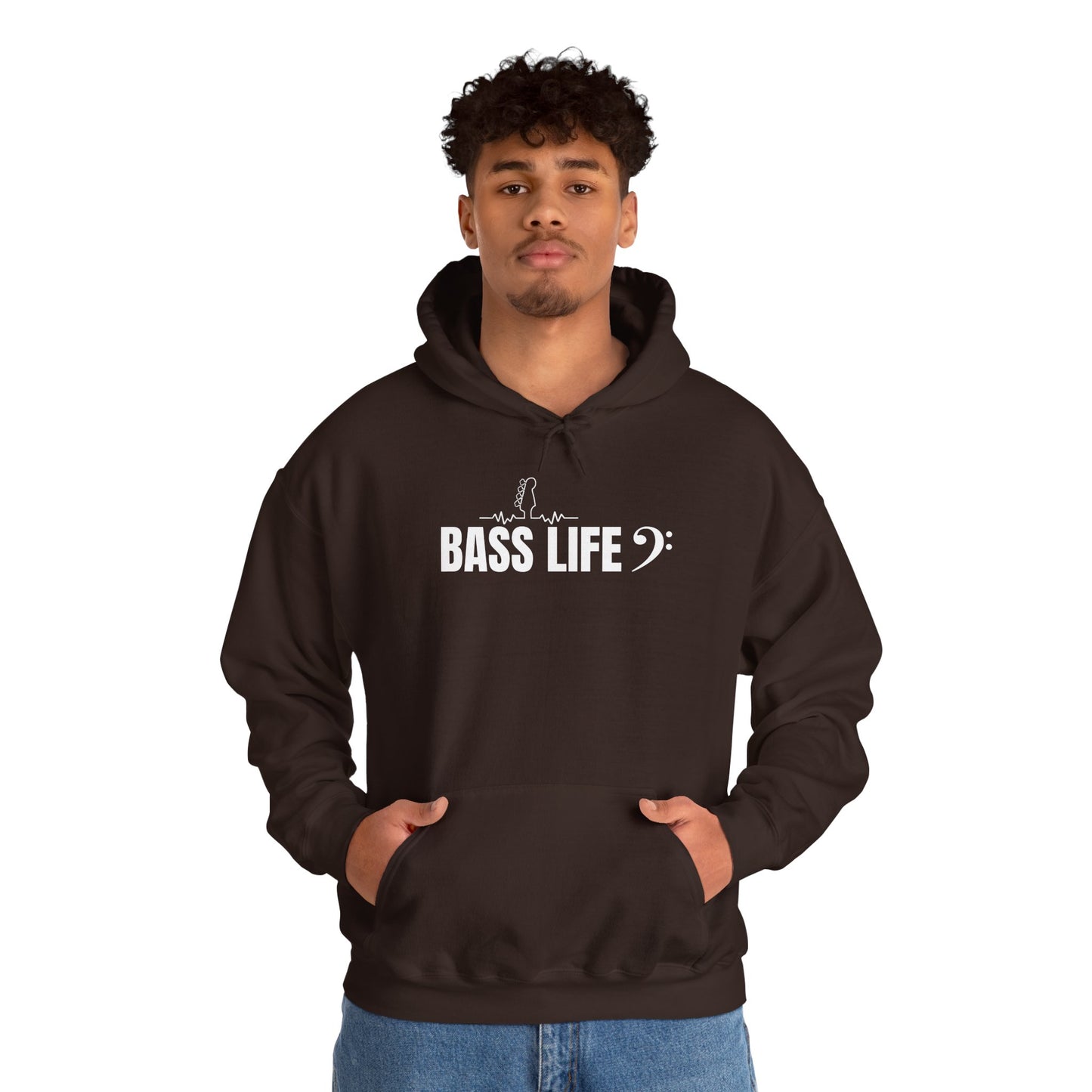 Custom bassist Hoodie - Bass Life Unisex Heavy Blend™ Sweatshirt