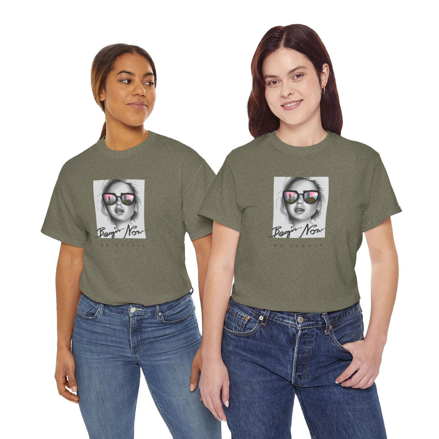 Bojan Now Unisex Heavy Cotton Tee - No Excuse Graphic Tee