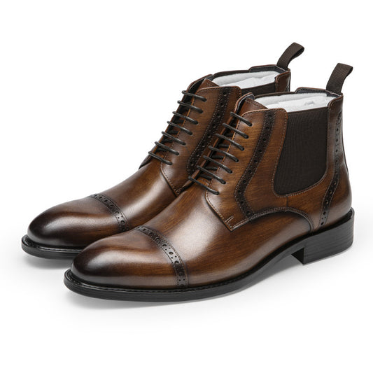 Martin Boots Men's Models Autumn And Winter In Simple Retro Leather