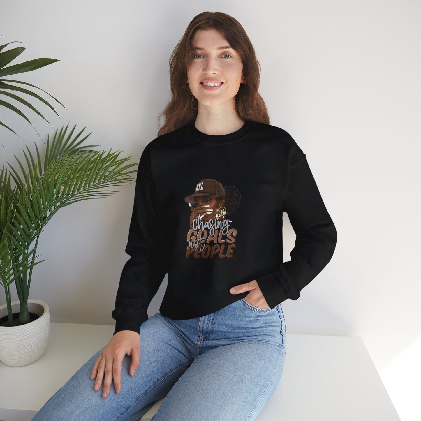 Chasing Dreams Unisex Crewneck Sweatshirt - Comfortable & Inspiring Apparel