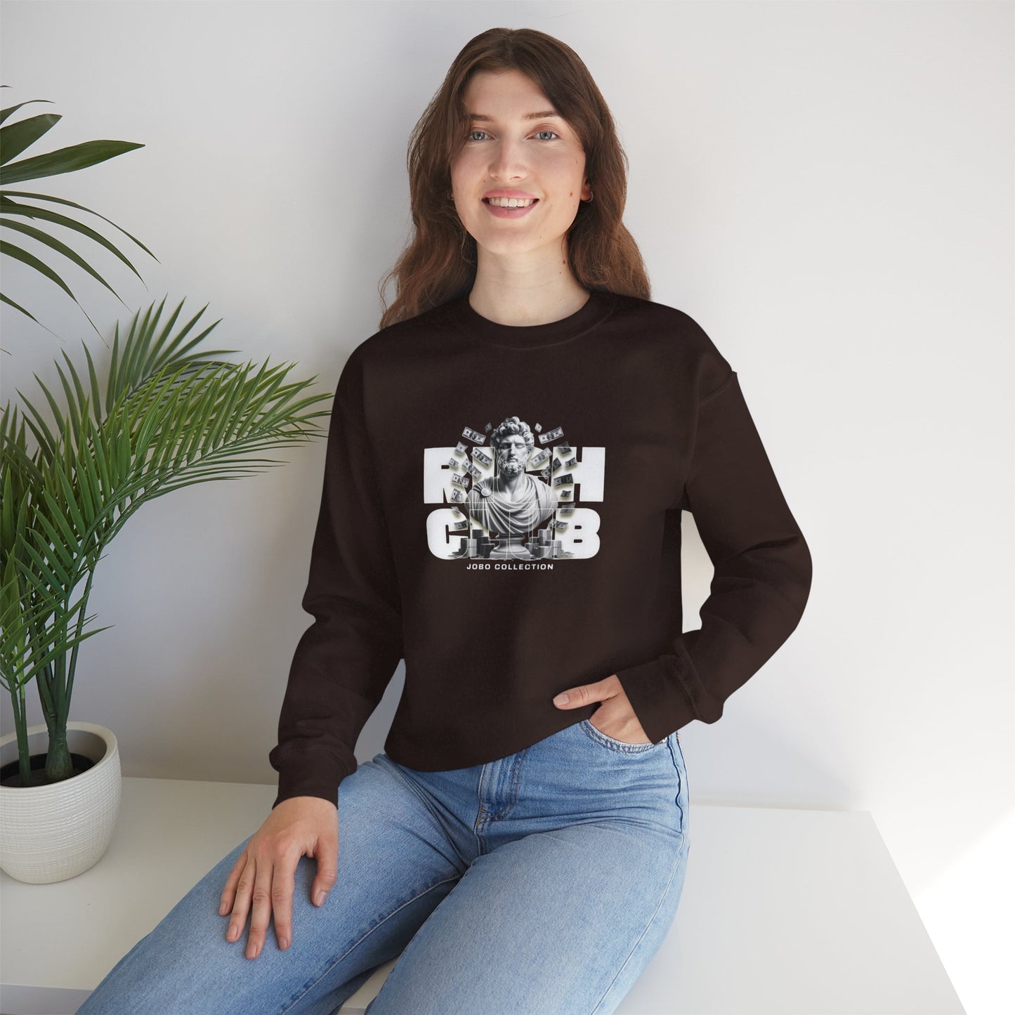 Comfortable Unisex Heavy Blend™ Crewneck Sweatshirt - Retro Graphic Collection.
