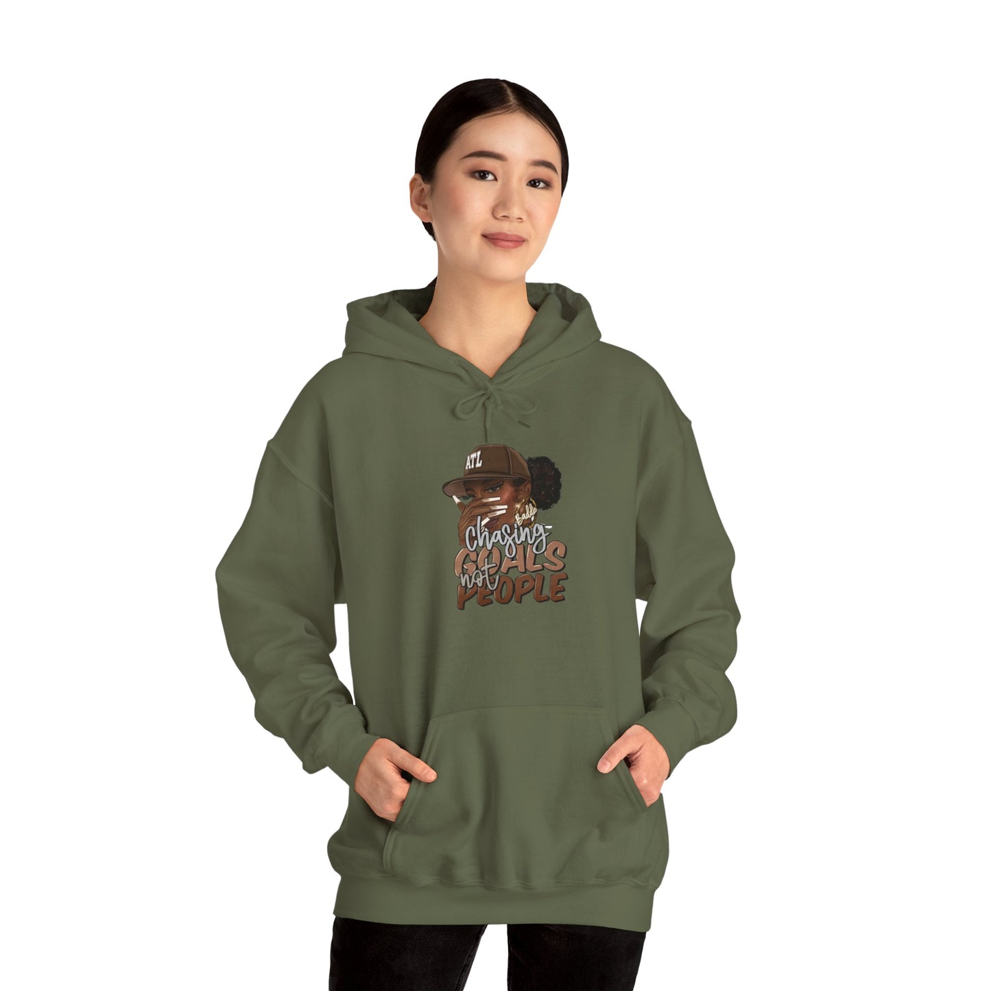 Unisex Heavy Blend™ Hooded Sweatshirt - 'Chasing  goals not People