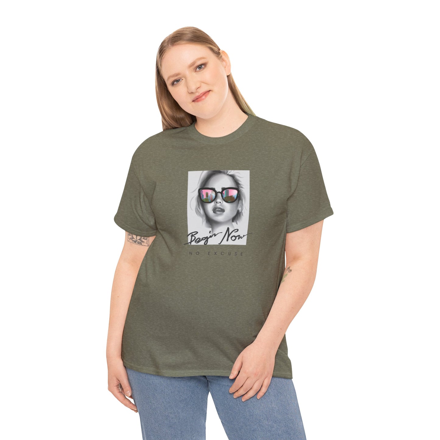 Bojan Now Unisex Heavy Cotton Tee - No Excuse Graphic Tee
