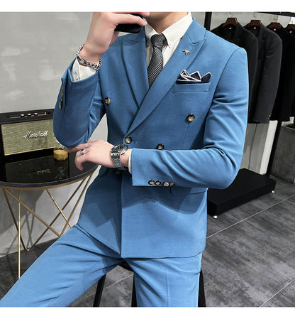 Men's Business Formal High-grade British Style Suit For Men