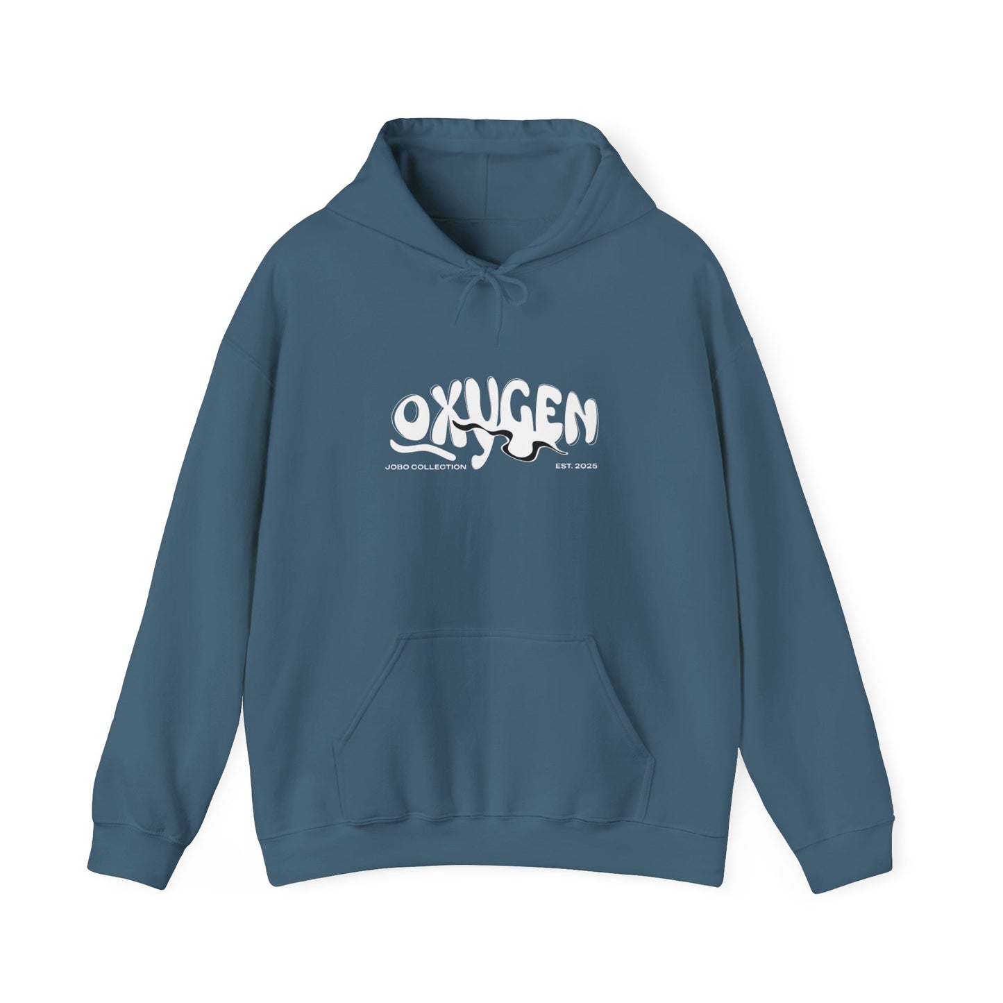 Unisex Heavy Blend™ Hooded Sweatshirt with Minimalist Snake Design