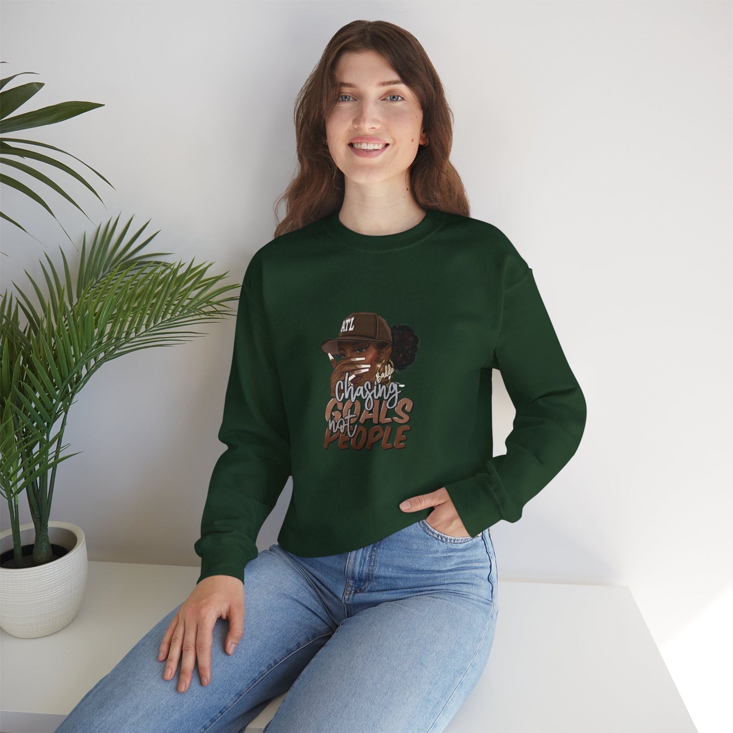 Chasing Dreams Unisex Crewneck Sweatshirt - Comfortable & Inspiring Apparel