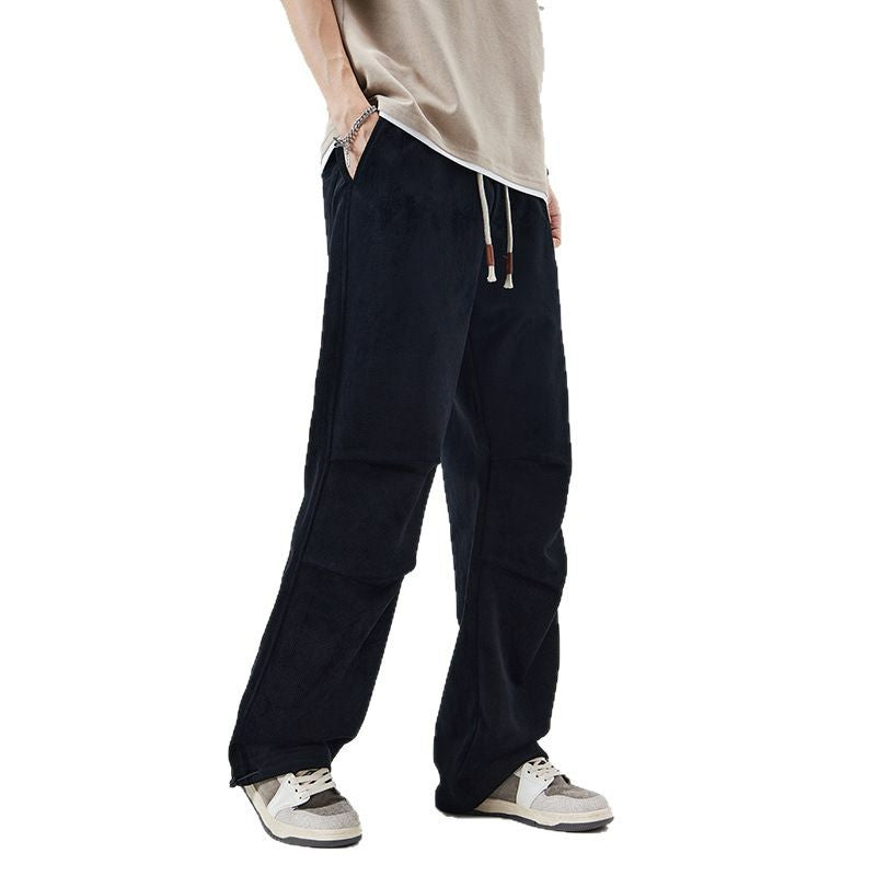 Spring And Summer Loose Straight Pants Men