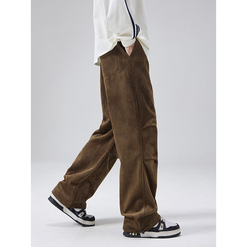 Spring And Summer Loose Straight Pants Men