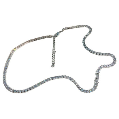 Luxury Rhinestone Necklace Niche Clavicle Chain