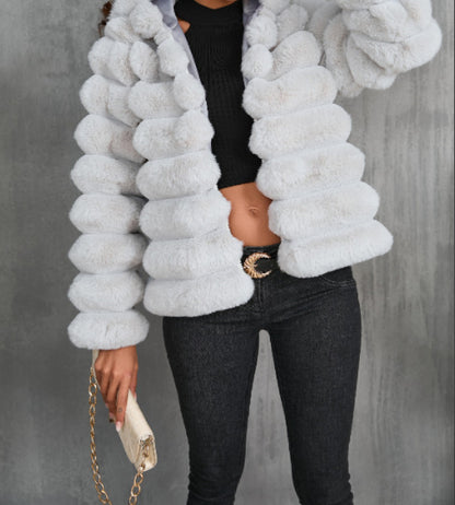 Autumn And Winter Imitation Fur Coat Short Women