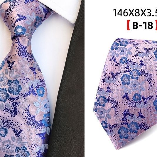 Tie New Paisley Polyester Men's Big Flower Tie Suit Wedding Best Man Tie Formal Wear