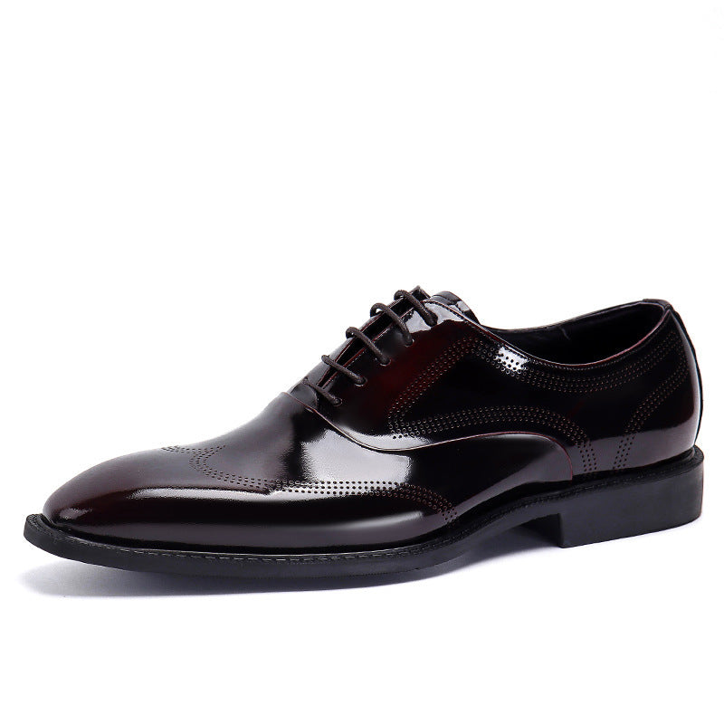 Men's Business Formal Casual British Leather Shoes