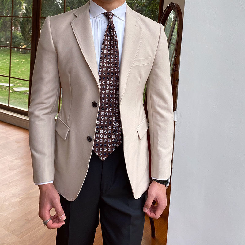 Casual Business All-match Double Breasted Suit Jacket