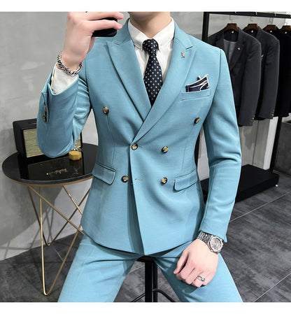 Men's Business Formal High-grade British Style Suit For Men