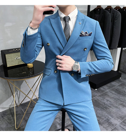Men's Business Formal High-grade British Style Suit For Men